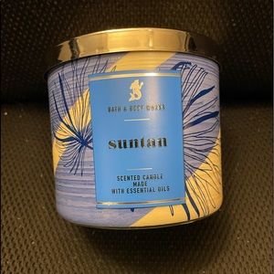 [New] Bath and body works Suntan 3 wick candle
